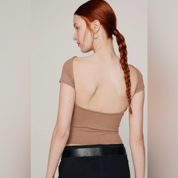 Urban Outfitters Kimchi Blue Women's Goddess Brown Graphic Tee,Size L,NWT - Picture 8 of 9